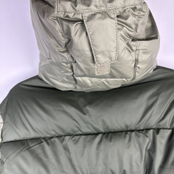 Youth XL Pike Lake II Green Orange Full Zip Puffer Long Sleeve Hooded Jacket - Picture 11 of 15